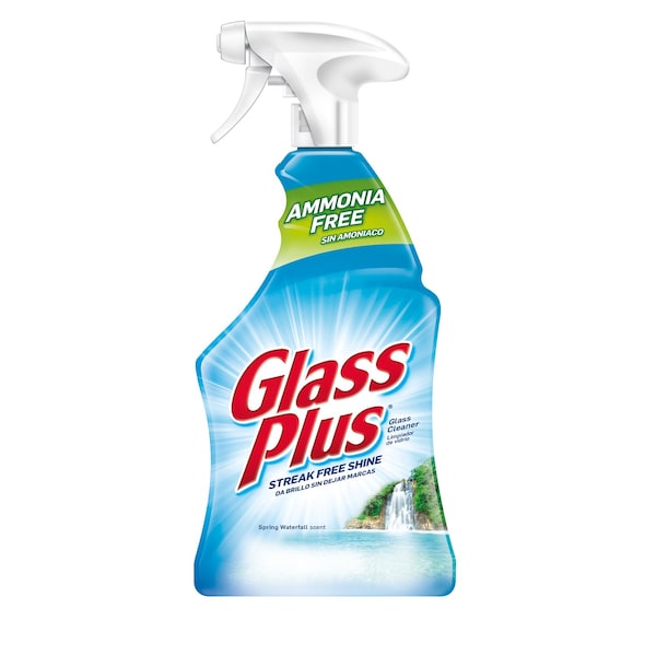 Limpiador de vidrio Glass Plus con aroma a cascada de agua de manantial 32 oz líquido - 1920089331