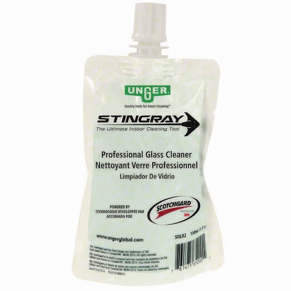 Limpiador profesional de vidrio Unger Stingray, 150 mL - SRL02