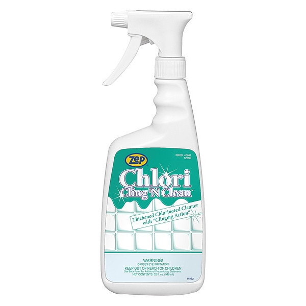 Removedor de manchas de moho líquido Zep de 1 cuarto, cubeta de plástico, paquete de 12 - 68116