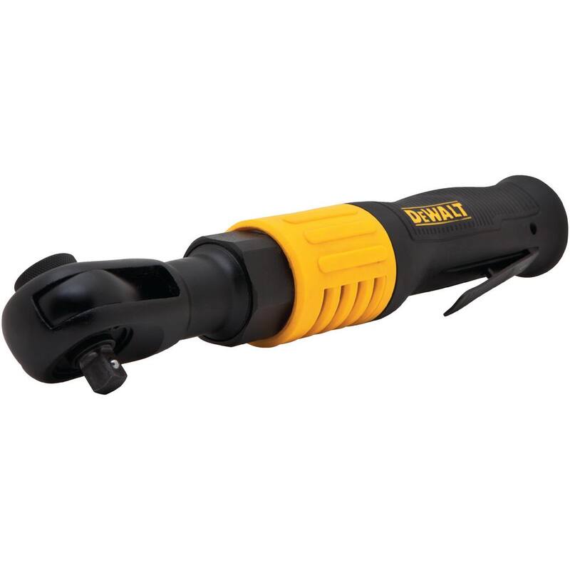 Juego de vasos de impacto de 3/8 pulgadas DEWALT (42 piezas) y trinquete neumático de 3/8 pulgadas - DWMT70776W19248