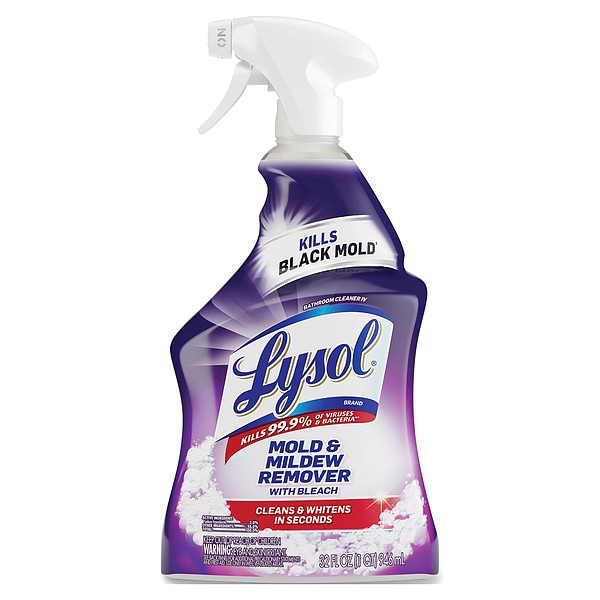 Lysol líquido removedor de moho y mildew de 32 oz, botella de pulverización, paquete de 12 - 19200-78915