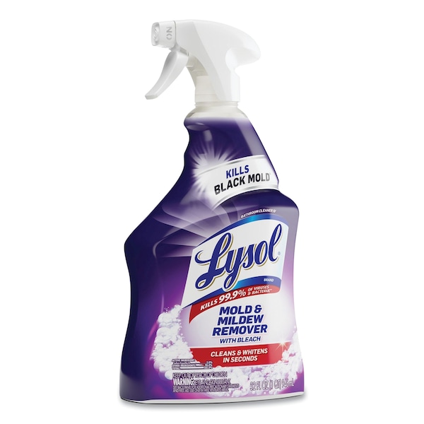 Lysol líquido removedor de moho y mildew de 32 oz, botella de pulverización, paquete de 12 - 19200-78915