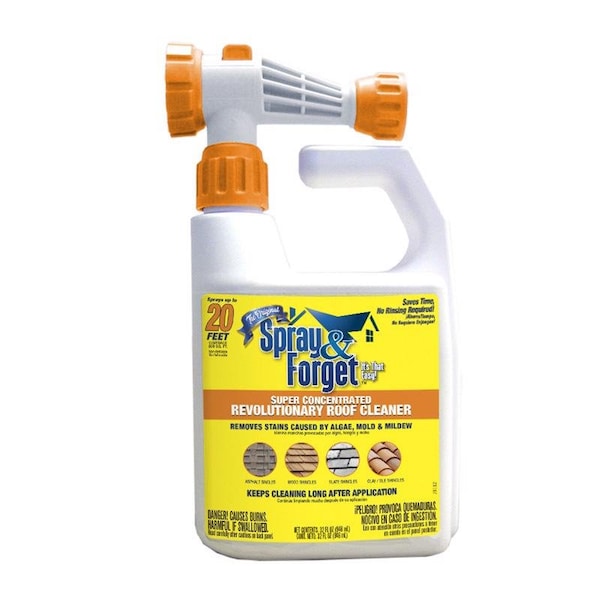 Limpiador líquido para techos Spray & Forget 32 oz - SF150