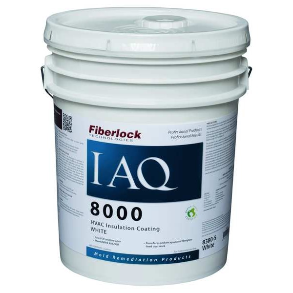 Sellador líquido de 5 galones para HVAC inhibidor de moho de Fiberlock Technologies, cubeta - 8385-5