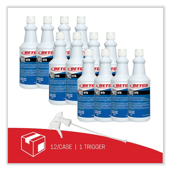 Betco Limpiador líquido de 32 oz, Botella rociadora, 12 unidades - 3211200