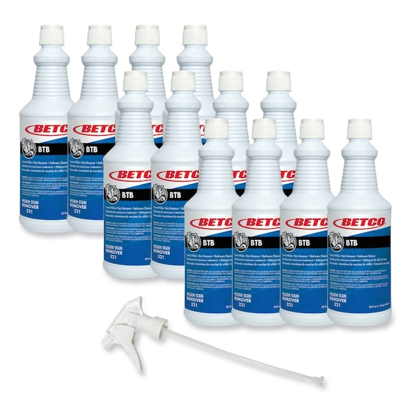 Betco Limpiador líquido de 32 oz, Botella rociadora, 12 unidades - 3211200