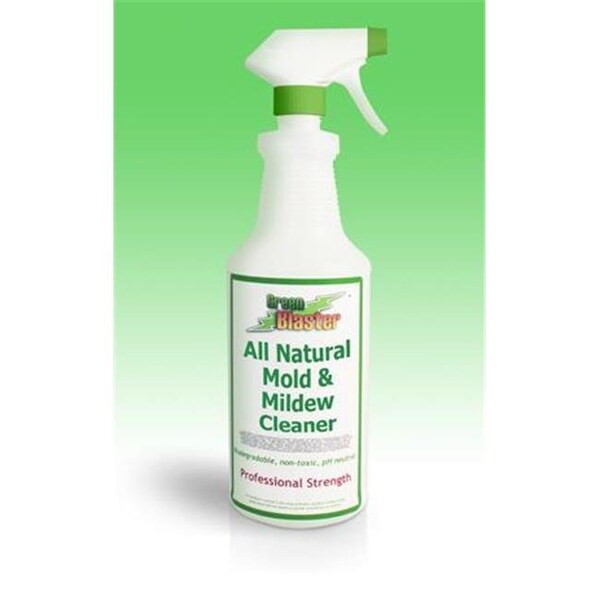Limpiador de moho y mildiu totalmente natural Green Blaster Products GBMM32S en atomizador de 32oz - GBMM32S