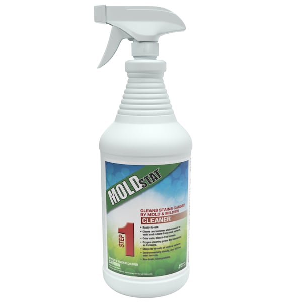 Removedor de moho y mildiu líquido de 1 cuarto Theochem, botella, paquete de 6 - 100354-99991-4Q