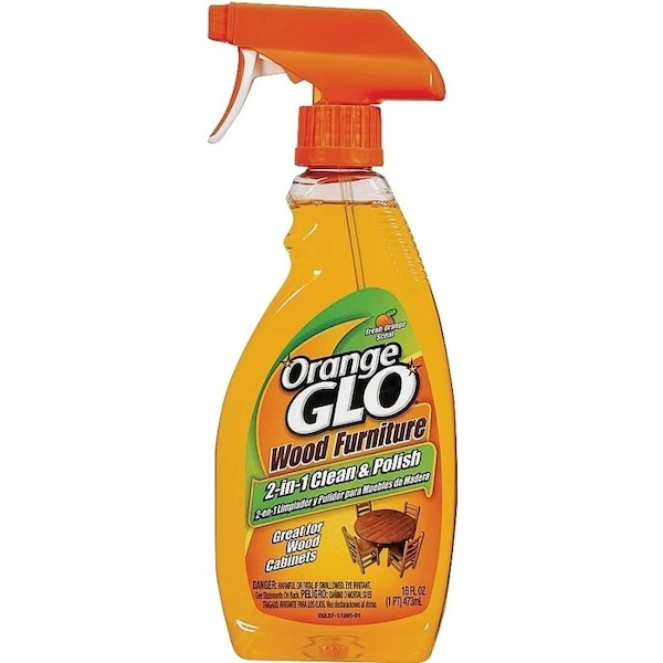 Limpiador y pulidor Orange Glo, 16 oz, líquido de naranja - 11995