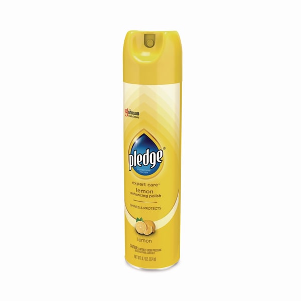 Pulidor de Muebles Pledge, Limón, Aerosol de 9.7 oz, Paquete de 6 - 100-46500738095