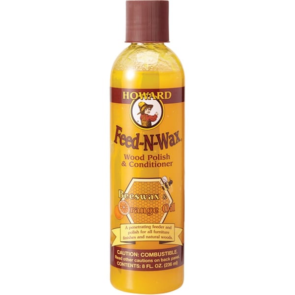 Pulidor y acondicionador Howard de 8 oz Feed-N-Wax - FW0008