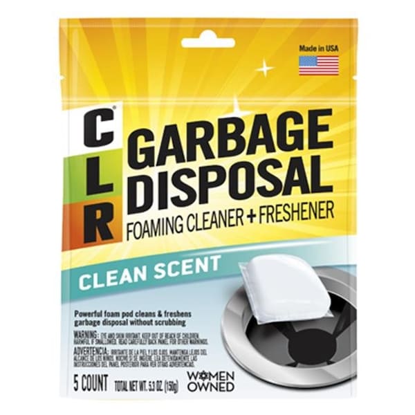 Limpiador de espuma y refrescante para triturador de basura Clear Bookazine; Pack de 5 - TI843797