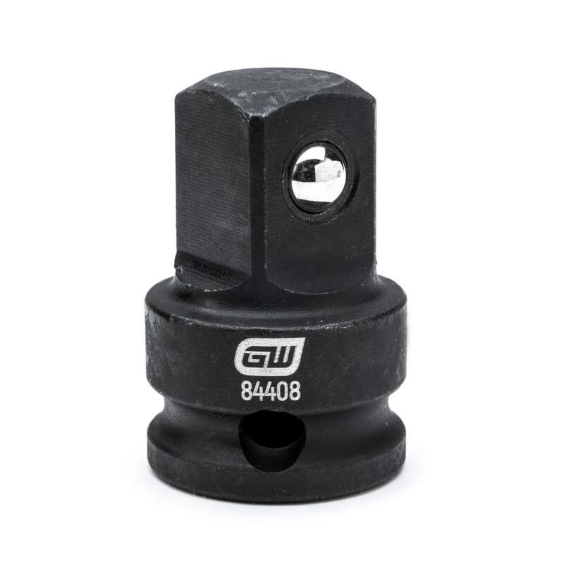 Juego de 49 piezas de dados de impacto estándar y profundo de 6 puntos SAE y métrico de 3/8 pulgadas de GEARWRENCH con estuche - 86533