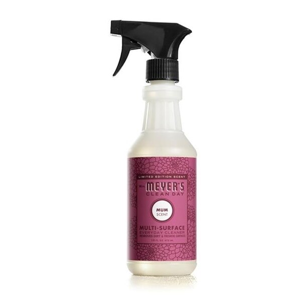 Mrs. Meyers Clean Day 1697093 16 oz Mum Limpiador Multiusos líquido - paquete de 6