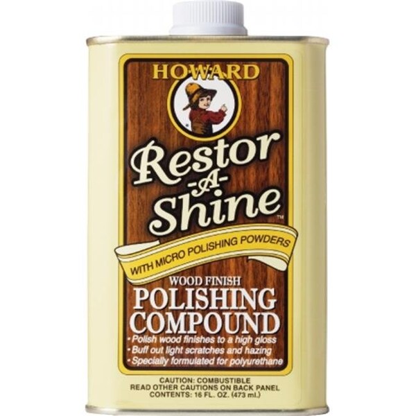 Howard Products RS0016 16 Oz Restaurador de Brillo para Acabados de Madera - RS0016