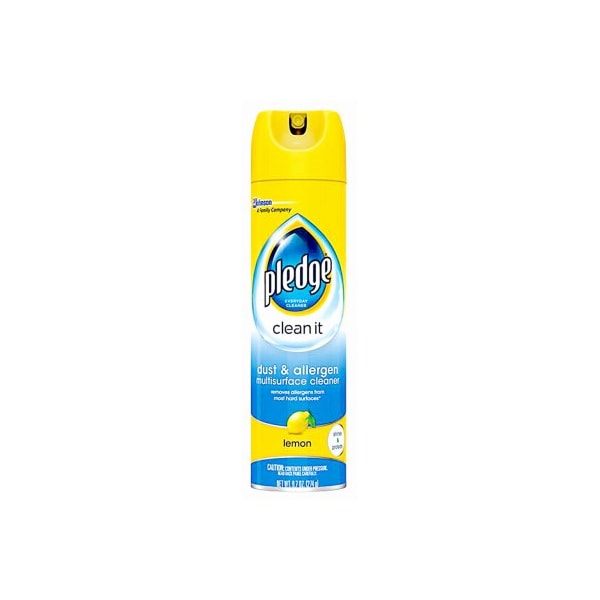 Pledge Eliminador de polvo y alérgenos con aroma a limón en aerosol 9.7 oz - 77316