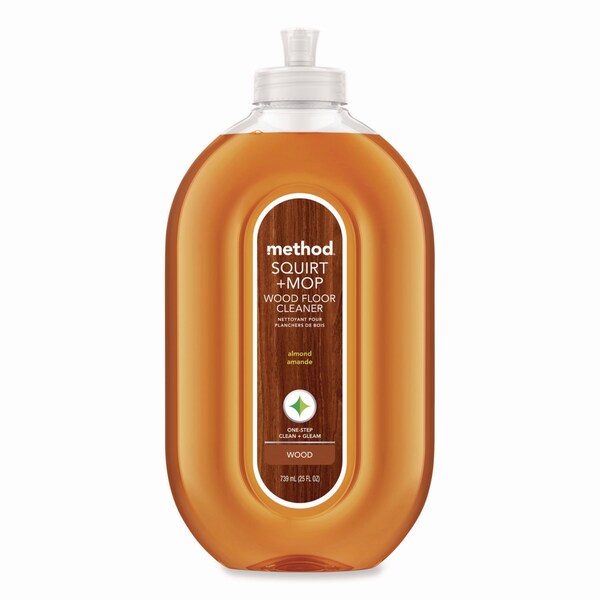 Limpiador de pisos de madera en spray y trapeador Method, aroma a almendra, botella de 25 oz, paquete de 6 - 00562CT