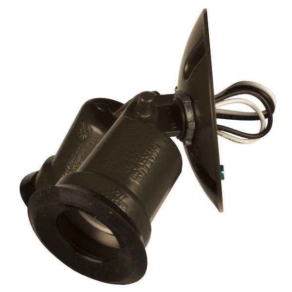 Bell Outdoor Round Weatherproof Combo Cover, 8" W x 4.125" H, Color: Bronze - 5625-2