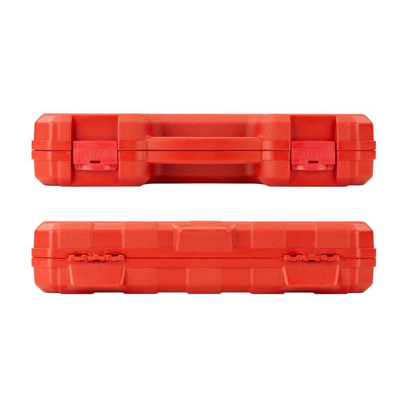 Juego de 7 piezas de impacto con estuche TEKTON de 1/2 pulgada para tuercas de eje de 6 puntos y  profundo, (29-38 mm) - SID92340