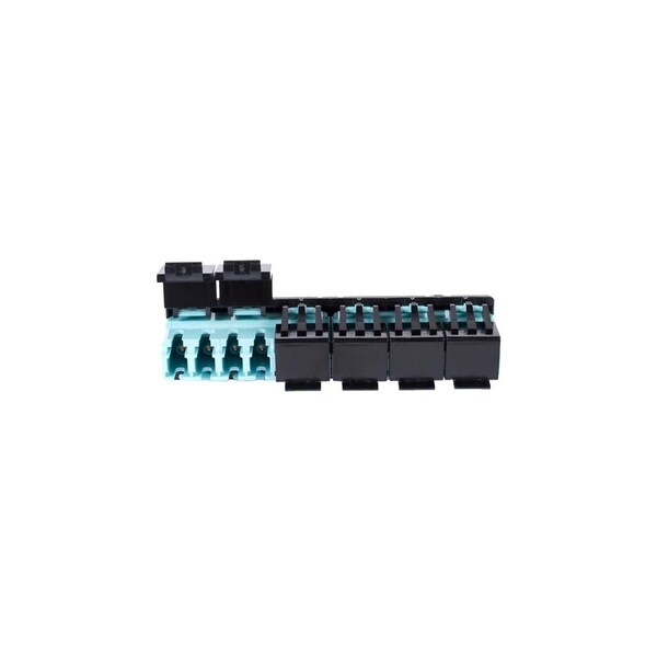 Panel de 12 puertos LC MM DUP cargado, LAZERSPEED, 700207004 - MFALC12AQSHUTTE