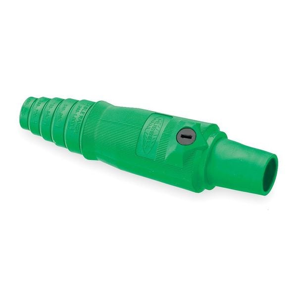 Conector de Doble Tornillo de Ajuste, Color Verde, Hembra - HBL400FGN