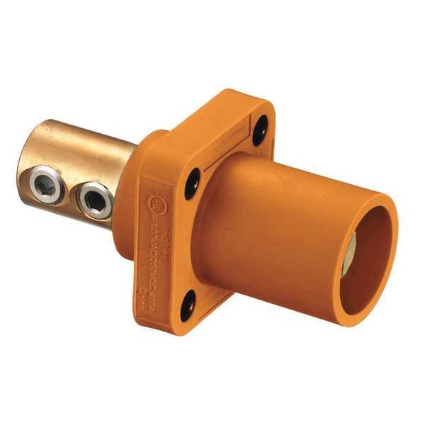Receptáculo Hubbell Wiring Device-Kellems, 4 a 4/0, Macho, Doble Set - HBLMRO