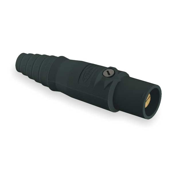 Conector de Doble Set, Negro, Nariz Cónica, Macho - HBL300MBK