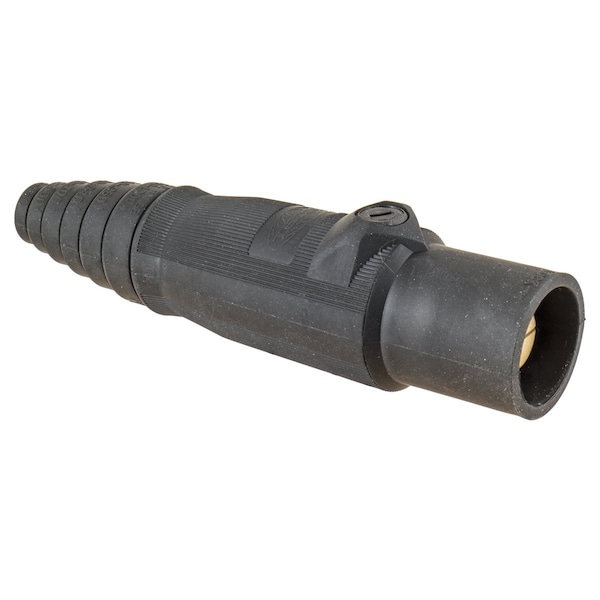 Conector de Doble Set, Negro, Nariz Cónica, Macho - HBL300MBK