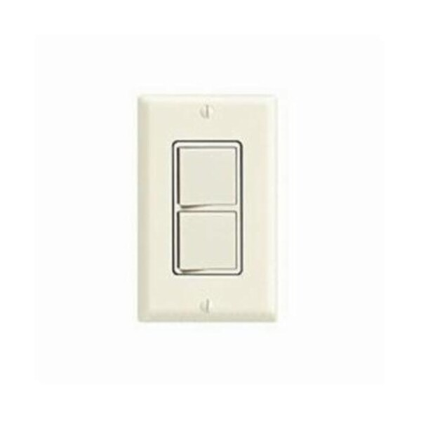 Interruptor de dispositivo combinado Leviton 15A 120 277V 3 vías Combo Deco Ivory - 5643-I