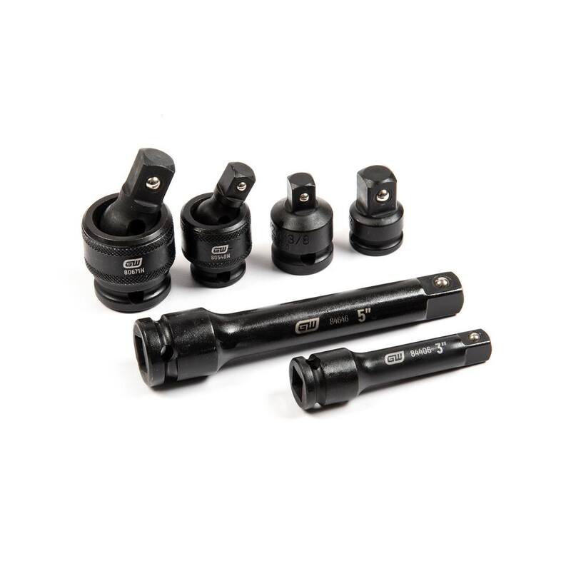 Set de bandeja de impacto 34 piezas métricas de 3/8 pulgadas, 1/2 pulgadas de GEARWRENCH - 85873
