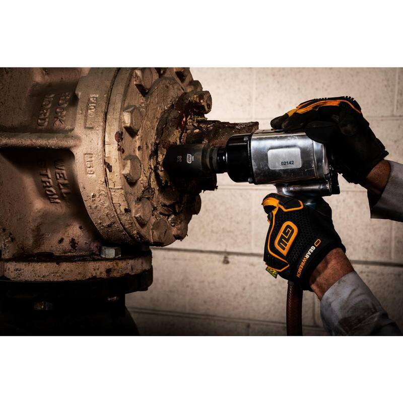 Juego de dados métricos de impacto profundo de 6 puntos de 3/4 de pulgada con estuche de almacenamiento (28 piezas) - 84033 de GEARWRENCH.