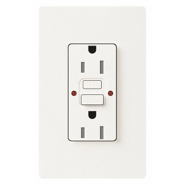 Lutron Receptáculos, GFCI, a prueba de manipulaciones, blanco - CAR-15-GFST-WH