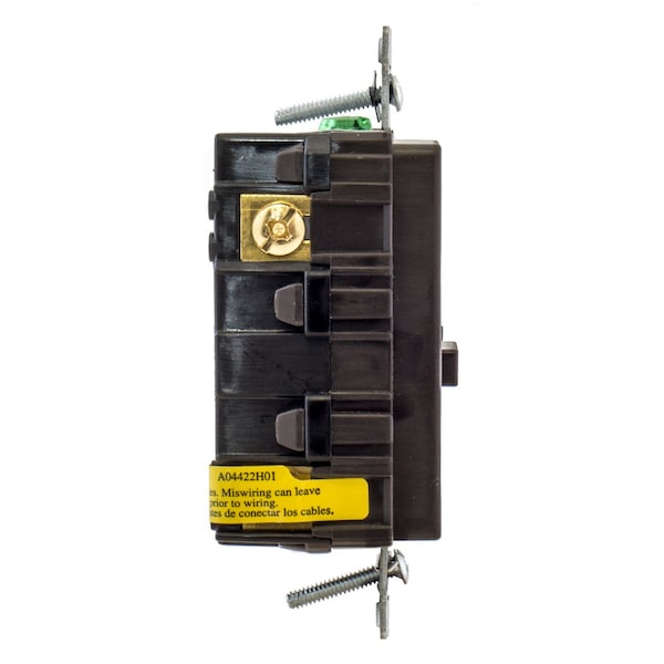 Receptáculo GFCI Hubbell Wiring Device-Kellems, Comercial, Gris, 20A, 1 HP - GFRTR20GRY