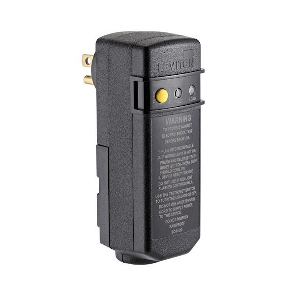 Leviton Enchufe GFCI Comercial de Termoplástico 5-15R 3 Cables - R51-GSRA1-THD
