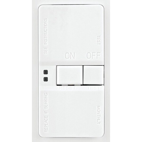Receptáculo GFCI Eaton Wiring Devices, 125 VAC, 20 A, NEMA NEMA 520R, Conexión Trasera y lateral, Blanco - SGFD20W