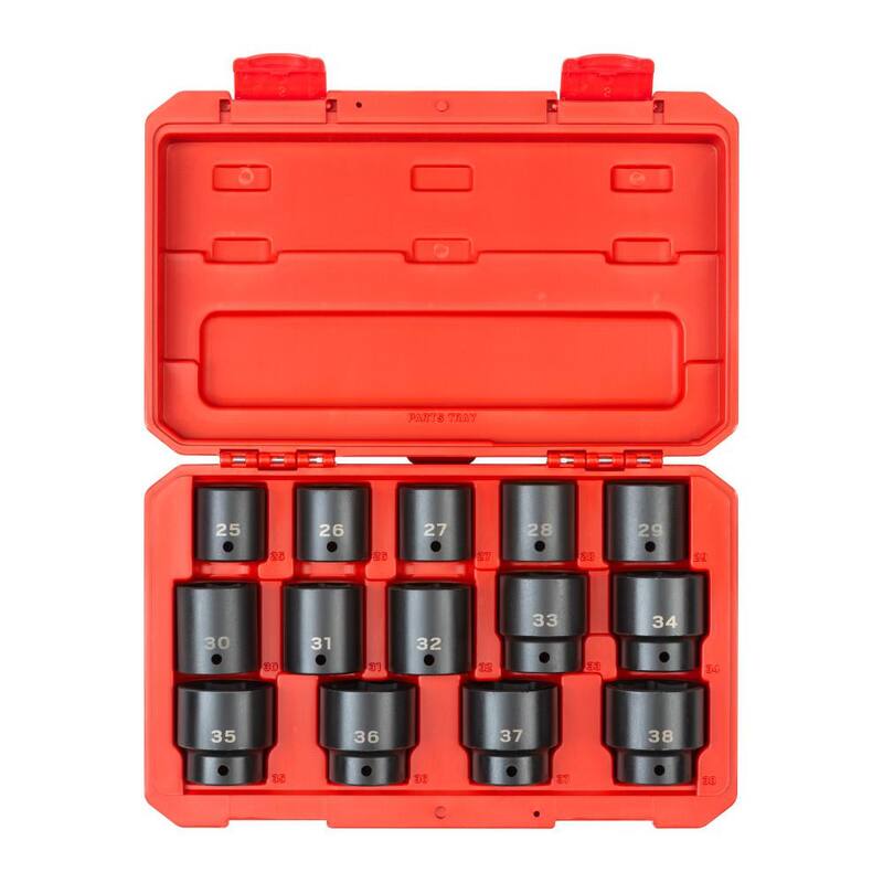 Set de 14 piezas de tubo de impacto de 25 mm a 38 mm de TEKTON de 1/2 pulgada de accionamiento de 6 puntos - SID92325