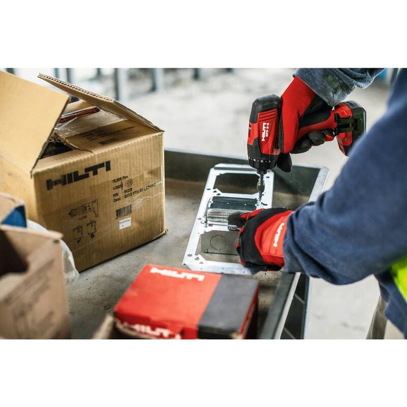 Hilti 12-Volt Lithium-Ion 1/4 in. Destornillador de Impacto Inalámbrico SFD 2-A Kit con Batería, Cargador y Bolsa - 3536725