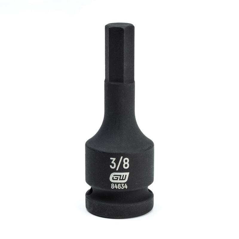 Set de llaves de impacto con bits hexagonales de 1/2 pulgadas en sistema SAE (7 piezas) - 84941