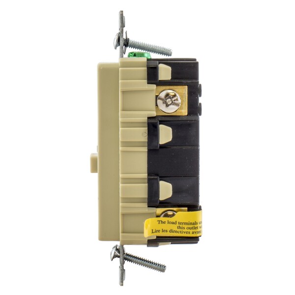 Productos de falla a tierra de Hubbell Wiring Device-Kellems, receptáculos GFCI estándar comercial, GFRST15IU - GFRST15IU
