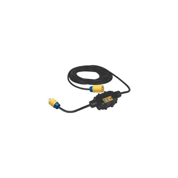 Ericson Gfci Portátil, 20A Automático, 25 ft., Grado Industrial - XG2-12-25G