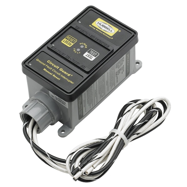 Hubbell Wiring Device-Kellems GFCI, Conexión Dura, 120/240V, 30A, Negro - GFHW33015