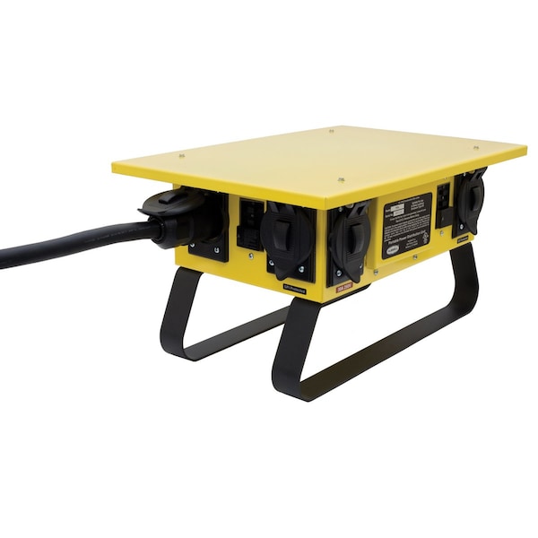Caja de distribución de energía Hubbell Wiring Device-Kellems, 50 AC, (6) L5-20R - TPDL