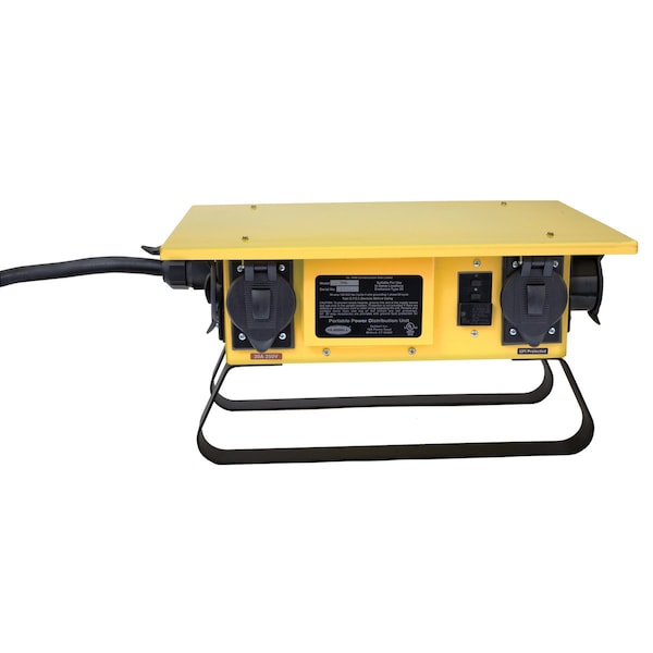 Caja de distribución de energía Hubbell Wiring Device-Kellems, 50 AC, (6) L5-20R - TPDL