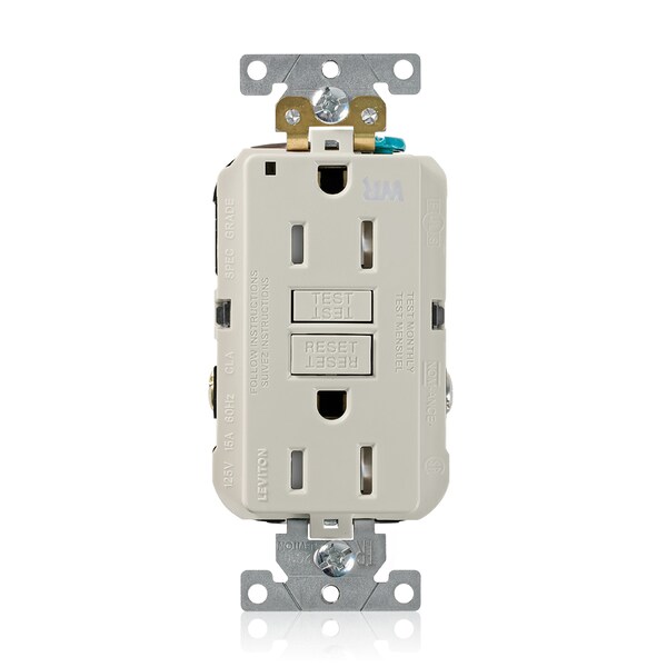 Leviton TOMACORRIENTES ELÉCTRICOS 515R WR TR GFCI WHT - G5262-WTW