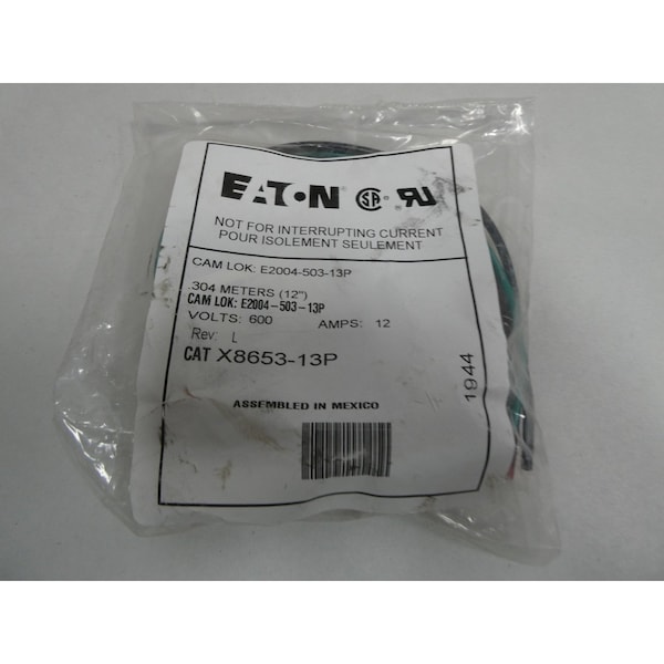 Receptáculo Eaton 4P 4W 12A AMP 600V-AC - X8653-13P