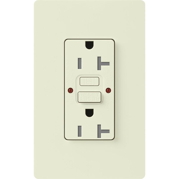 Receptáculos Lutron, GFCI, a prueba de manipulaciones, color Bizcocho - SCR-20-GFST-BI