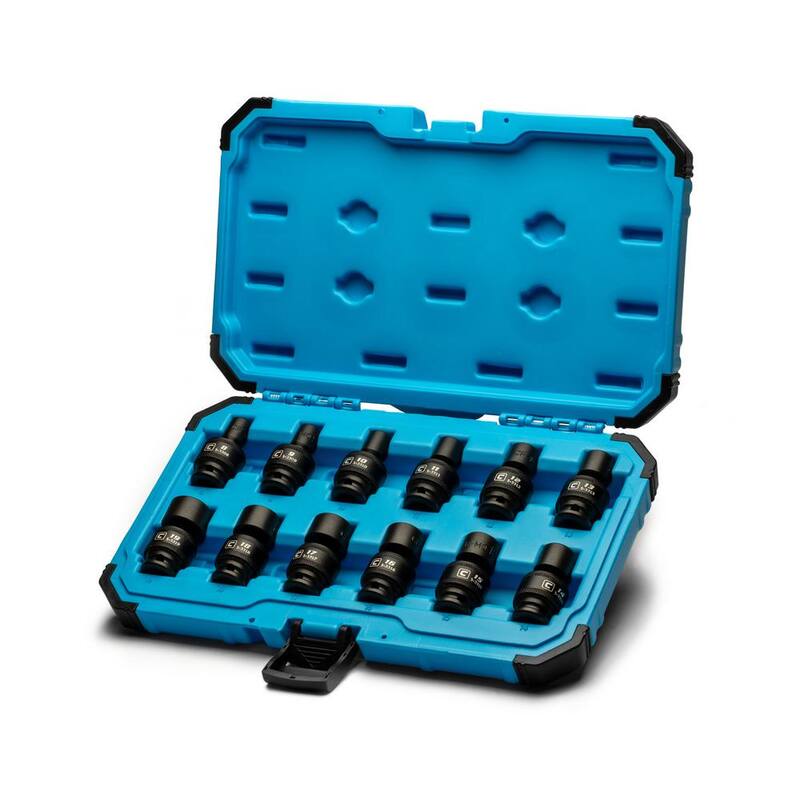 Juego de llaves de impacto métricas universales de 3/8 pulg. Capri Tools (12 piezas) - 5-3340