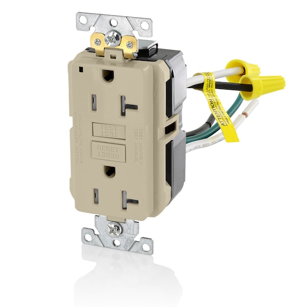 Leviton TOMACORRIENTES ELÉCTRICOS 520R SLCK PRO GFI CON CABLES TR IV - GFTR2-5LI