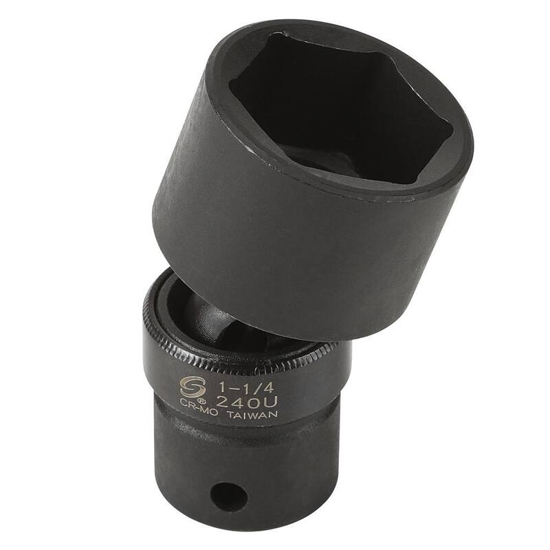 Juego de impacto de enchufes universales SAE de 1/2 pulgadas Sunex Tools (14 piezas) - 2644
