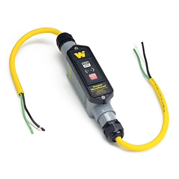 Woodhead 20A GFCI MANUAL 1 FT. FLYINGLEADS - 20051-0M